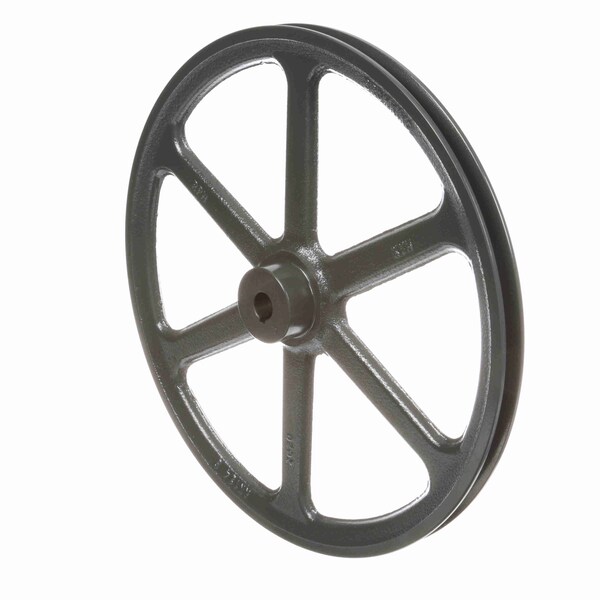 1 Groove Cast Iron Fhp - Finished Bore Sheave, AK124X5/8